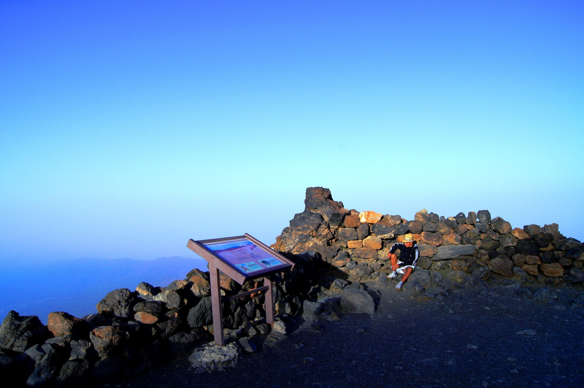 Der Mirador am Pico del Teide auf Teneriffa.