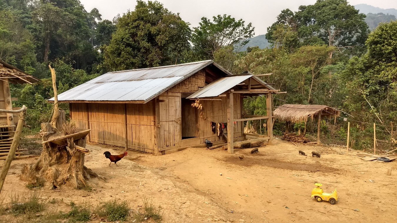 Das Hmong-Dorf Samyot in Laos.
